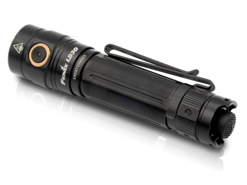 Fenix LD30 flashlight tail