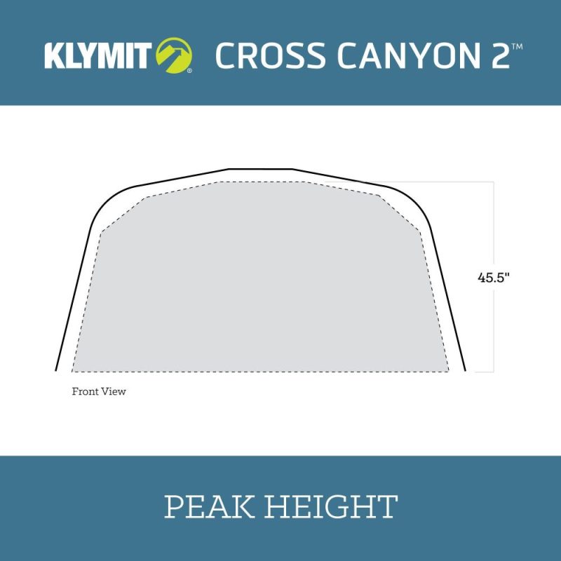 Klymit CrossCanyon2 09C2RD01B PeakHeight 2000x2000 00410e67 5da9 4a27 b2fa cfe5799b07d9