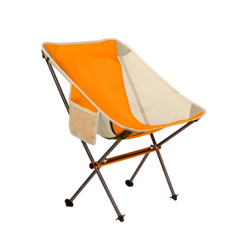 Klymit RidgelineCampChair Short Orange 12RSOR01B AngleRight 2000x2000 5000x 16ff5a07 a670 41be 990b c21fde703ce4